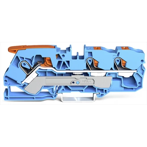 Wago SERIES 2110 Verbindingsrijgklem 4-16mm² eendr. 0,5-16mm² meerdr. Blauw