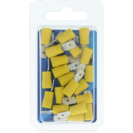 Klemko Blister verpakte geïsoleerde Vlaksteker 6,3x0,8mm voor 4,0-6,0mm2