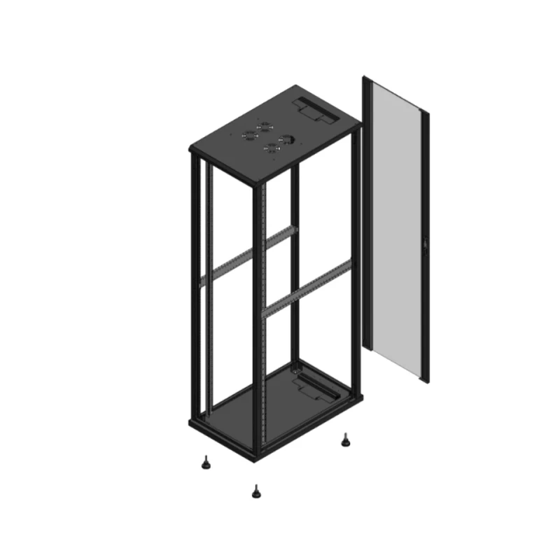 Gigamedia Vloer patchkast SP AR enkel VER EX 19" 47HE 600x1000mm Zwart GGM 7047610SPPVSEX