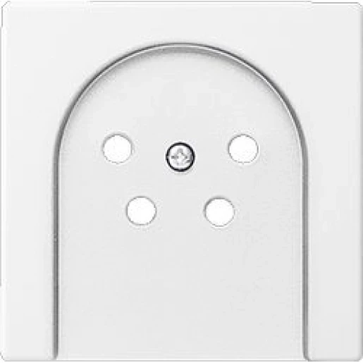 ABB Busch-Jaeger Future, Axcent, Carat Centraalplaat telefooncontactdoos RJ11 Centraalplaat 1 connector Zonder label zwart 2CKA001724A4302