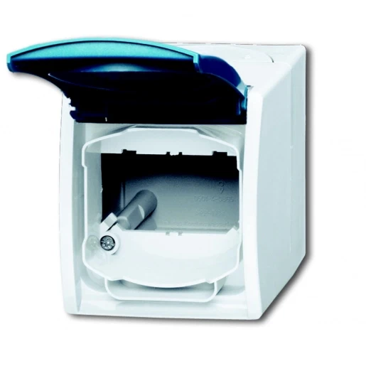 ABB Busch-Jaeger Ocean Leeg huis DKS inzet opbouw 1-voudig grijs Verticaal 2CKA001724A2751