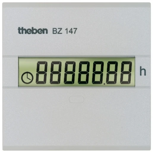 Theben digitale bedrijfsurenteller 48x48 mm frontplaat
