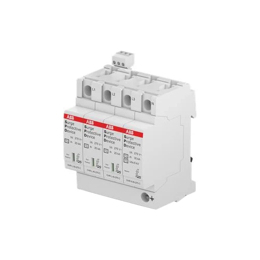 ABB Overspanningsbeveiliging type 2 3p+n cardridge vervangbaar