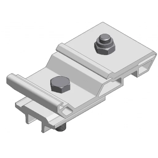 Van der Valk Aluminium montageklem 50mm cross-rail Side++ & inleg