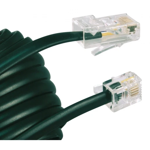 Gigamedia Verloopsnoer U / UTP Cat3 RJ45 8(4) 10M zwart GGM CORJ114510M