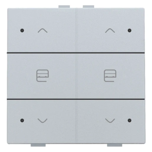 Niko Home Control Bediening motorsturing 6-voudig inbouw IP20 121-52036