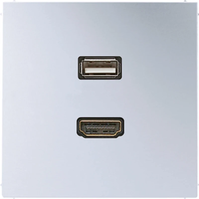 Jung LS range afdekking aluminium hdmi/usb MAAL1163