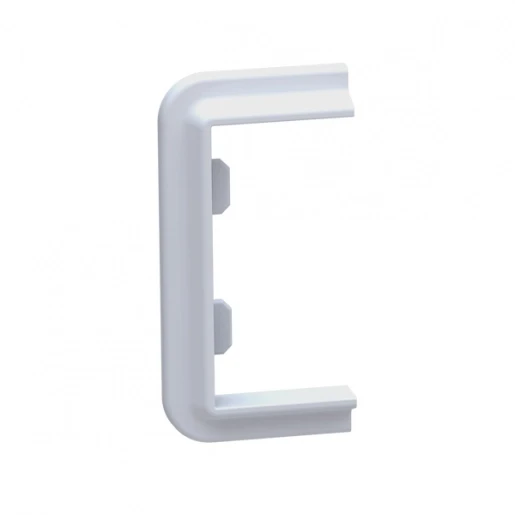GGK UK afwerkrand wandgoot 170x62mm kunststof PVC RAL 9010 18716G