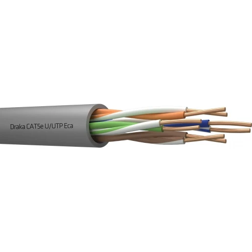 Draka UC300 24 Cat.5e U/UTP Dca Grijs 4x2x24 AWG