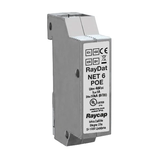 Raycap Overspanningsbeveiliging Type 3 Cat.6. RJ45
