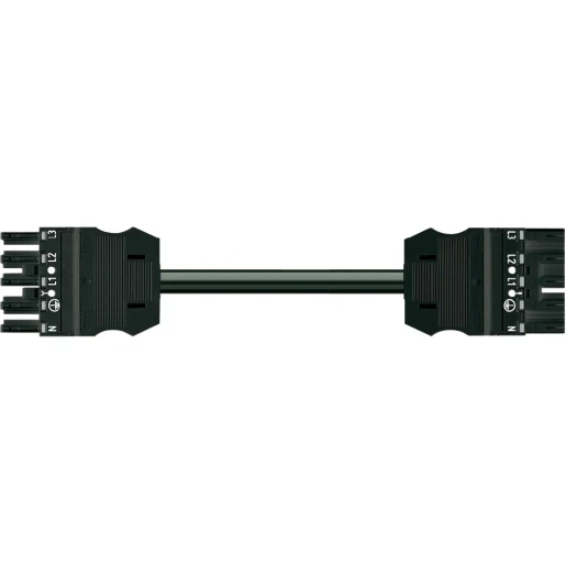 Wago SERIE 771 Patchkabel gebouwinstallatie 5p Contrastekker (female) Stekker 8000mm