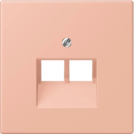 Jung LS range Afdekking centraalplaat LC32102 UAE/IAE 2 connectoren Zonder label LC969-2UA231
