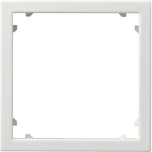 Gira System 55 adapterraam vierkant wit RAL 9010 028327