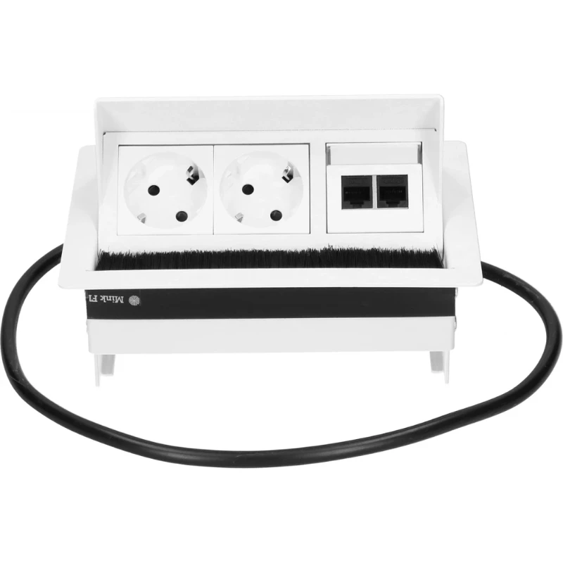 OCS Rhodos 2x 230V RA + 2x Cat6U 1m GST wit