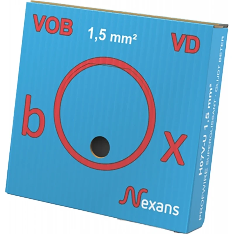Nexans H07V-U Eca INSTALLATIEDRAAD 1.5mm² blauw 100M 10567006