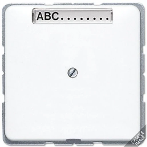 Jung CD range centraalplaat st550 & cd500 en kabe cd500 Leidinguitvoer Basiselement met centrale afdekplaat Met label wit 590NAA