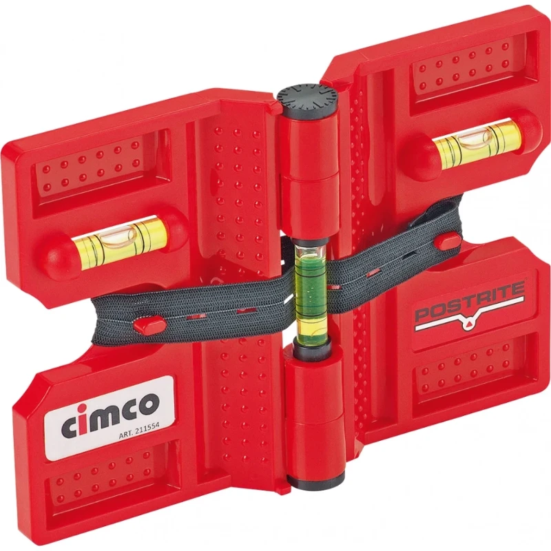 Cimco Klapwaterpas 190mm 3 libellen Kunststof 211554