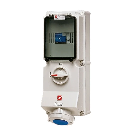 Mennekes WCD 16A3P 6H230V IP67 DUO VV AARDLEK