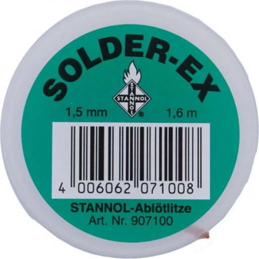 Stannol KOPERDRAAD (DESOLDEERDRAAD) 1.5MM L=1.6MTR