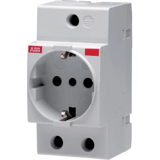 ABB System Pro M Compact contactdoos met penaarde 16A 250V AC aardingspen 2CSM110000R0701
