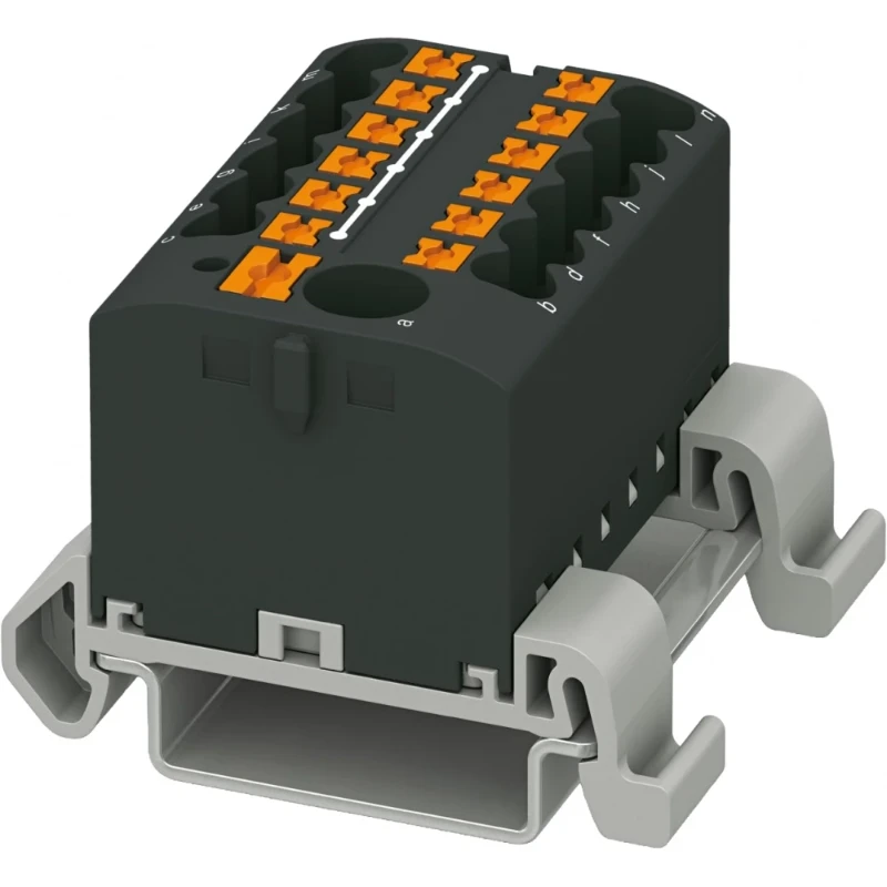 Phoenix Contact PTFIX Verbindingsrijgklem 0,14-4mm² eendr. 0,14-2,5mm² meerdr. Zwart