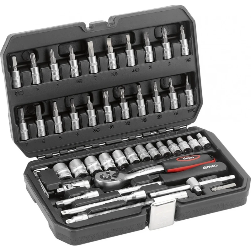 Cimco Dopsleutelset 45-delig 113106