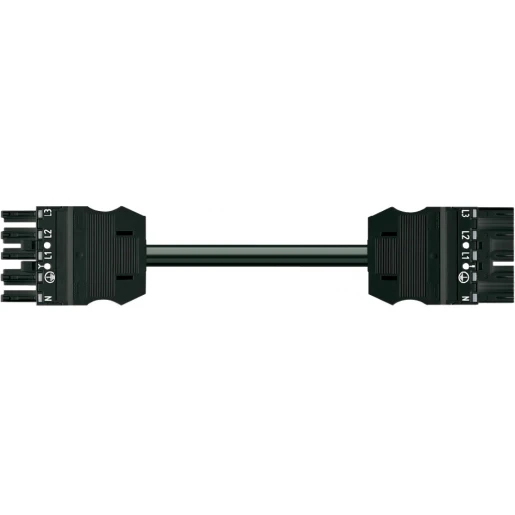 Wago SERIE 771 Patchkabel gebouwinstallatie 5p Contrastekker (female) Stekker 1000mm