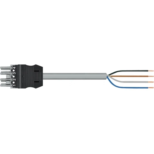 Wago SERIE 771 Patchkabel gebouwinstallatie 4p Contrastekker (female) Vrij kabeluiteinde 2000mm