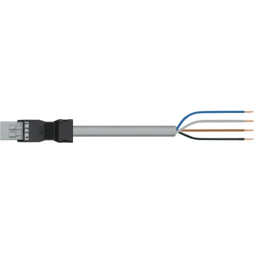 Wago SERIE 891 Patchkabel gebouwinstallatie 4p Stekker Vrij kabeluiteinde 4000mm