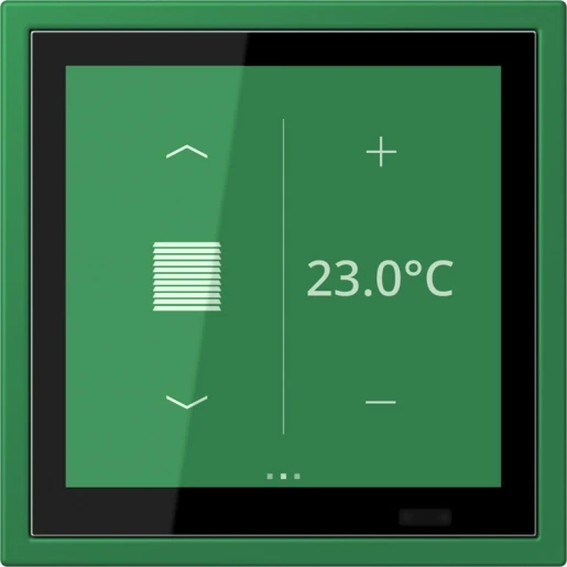 Jung LS range KNX Touch ruimtecontroller KNX groen LCZ459BFD1S219