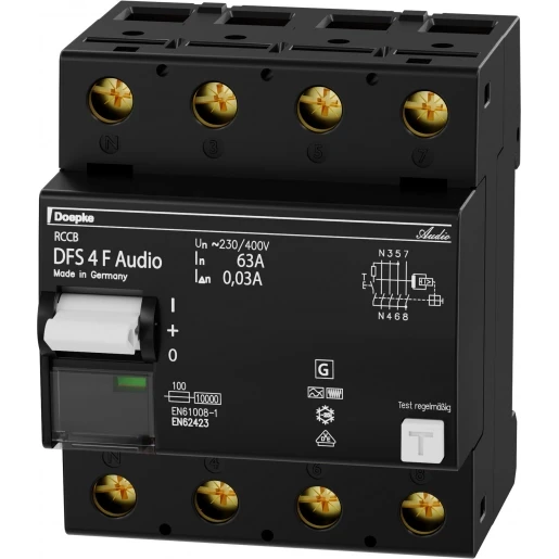 Doepke DFS4 Aardlekschakelaar 4p 63A 0.03A type F 09144846
