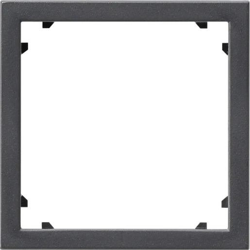 Gira System 55 adapterraam vierkant antraciet 028328