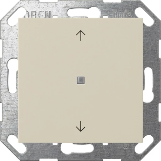 Gira KNX drukc. wip 1-v pijlen System 55 cr.wit
