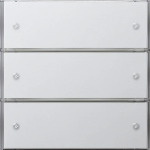 Gira F100 KNX tastsensensor komfort KNX 3-voudig wit inbouw IP20 RAL 9010 2033112