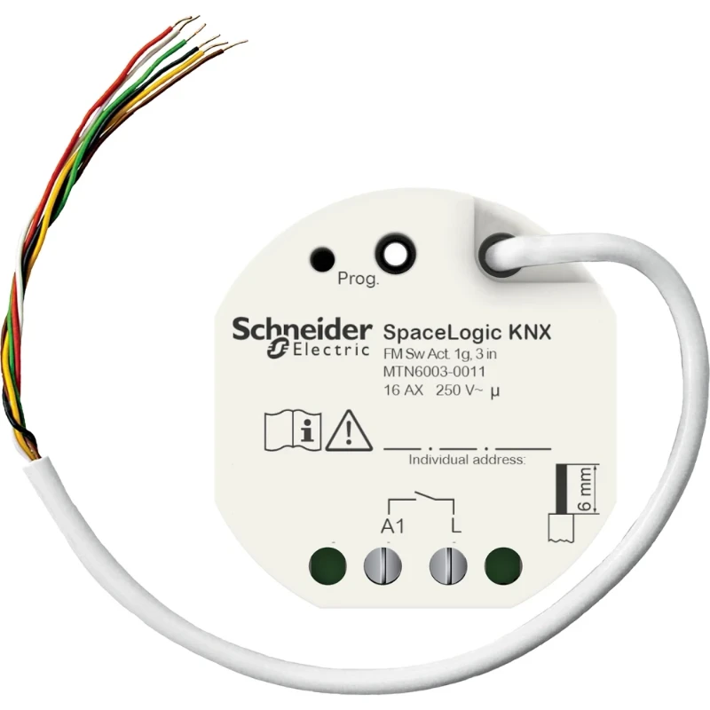 Merten SpaceLogic KNX FM Sw Act. 1 gang 3 in