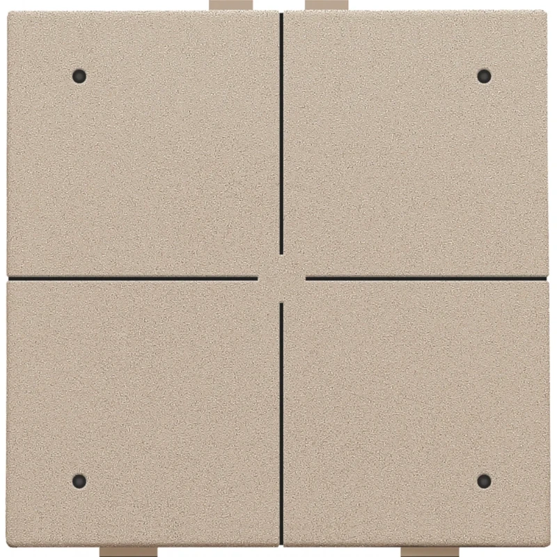 Niko Drukknop met led en comfortsensoren Home Control 4-voudig inbouw 157-52204
