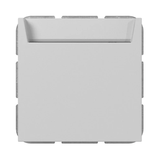 Gira wisseldrukcontact inbouw Hotelkaart Mat grijs 3140015