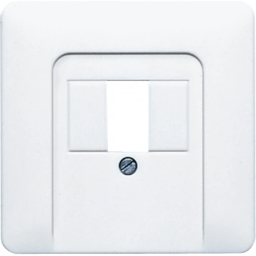 Jung CD range centraalplaat cd500 TAE 1 connector MetaalZonder label platina CD569TPT