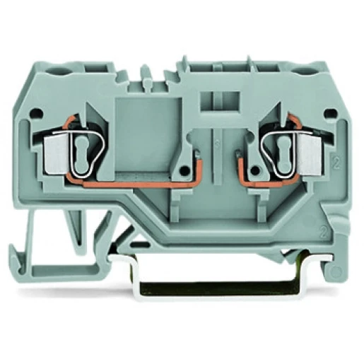 Wago Serie 281 Verbindingsrijgklem 0,08-4mm² eendr. 0,08-4mm² meerdr. Grijs