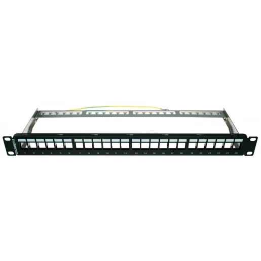 Gigamedia Patchpaneel leeg 24-KEystone CAT6A