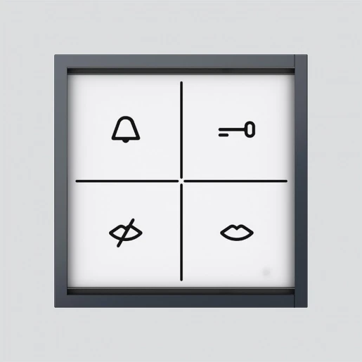 Siedle Toetsenmodule info-module kunststof grijs 210005001-00