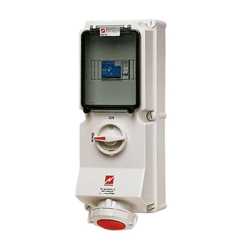 Mennekes WCD 16A4P 6H400V IP67 DUO VV AARDLEK