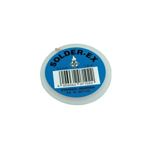 Stannol KOPERDRAAD (DESOLDEERDRAAD) 2.5MM L=1.6MTR