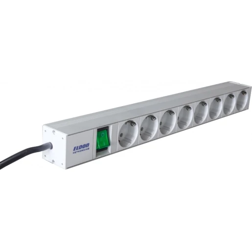 nVent Hoffman contactdoos 250v schuko 8RA 16A IP20 snoer 2m HPDS119108