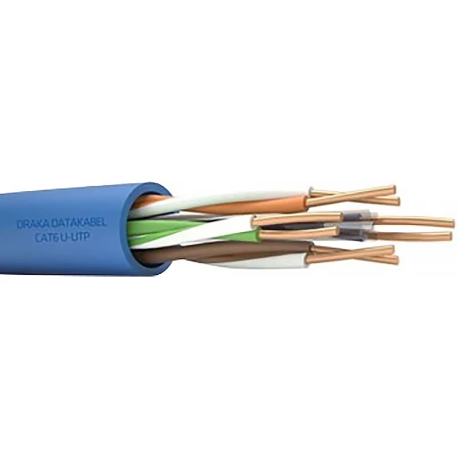 Draka UC400 HD Cat.6 U/UTP Dca Blauw 4x2x0,54 mm