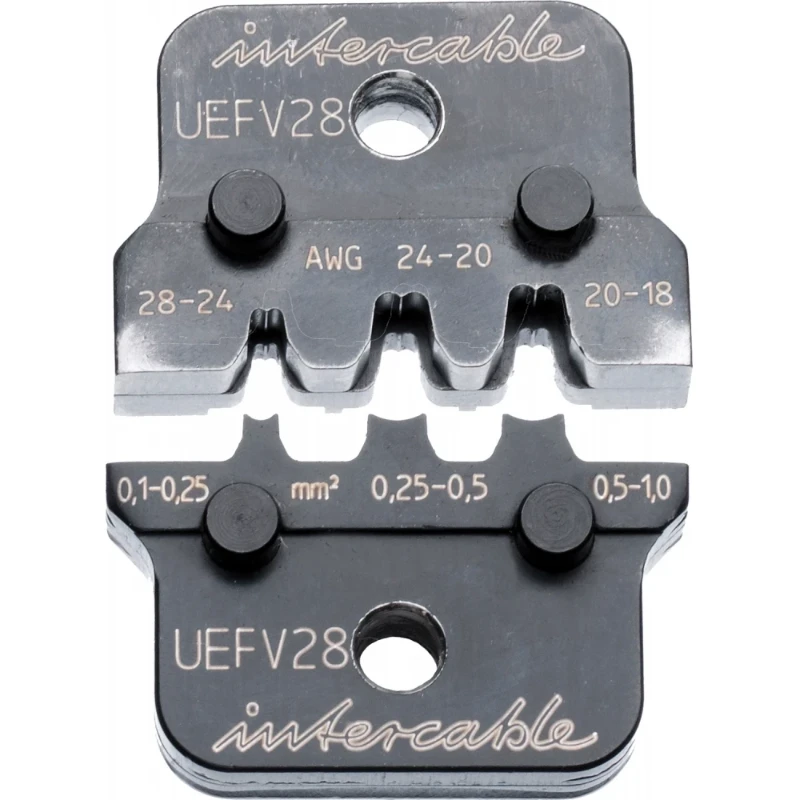 Intercable UE IC persinzetstuk geïsoleerde vlaksteekverbinding UEFV28