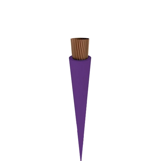 TKF ZDS H05Z-K ECA Installatiedraad 1mm² violet per 100M