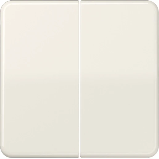 Jung CD range tastafdekking cd500 2-voudig Glanzend wit RAL 1013 CD1702