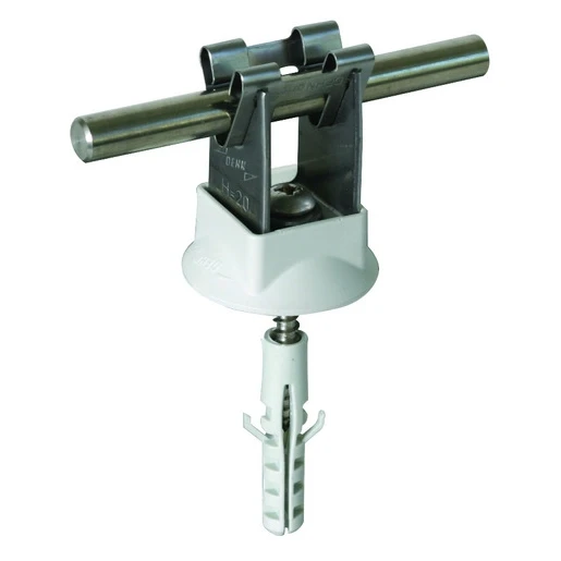 Dehn Dehngrip conductor holder stst f.rd 8mm h 20mm with dowel 8x40mm and
