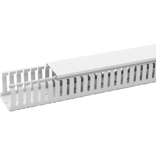 OBO HF-DIN bedradingskoker en goot 50x50x2000mm ABS grijs RAL 7035 Halogeenvrij 6132474